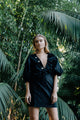 Ruffled Button Dress