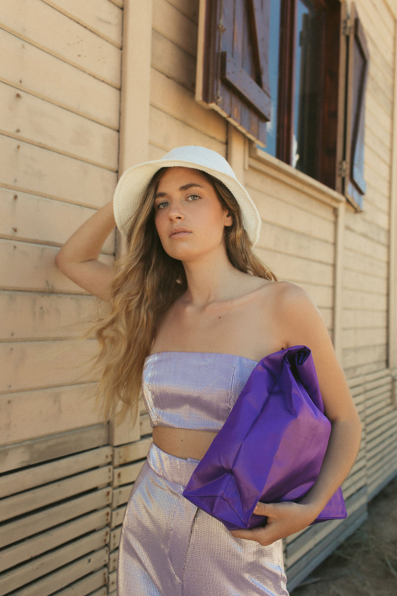 Naples Lavender Crop Top – Carolina Machado