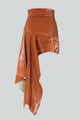 Brique Asymmetrical Mini Skirt
