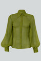 Basil Pleated Shirt