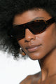 Halle Oval-frame Sunglasses