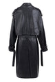 Negrini Faux-Leather Trench coat
