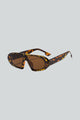 Halle Oval-frame Sunglasses