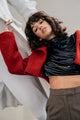 Red Cropped Jacket