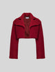 Red Cropped Jacket