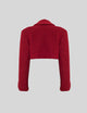 Red Cropped Jacket