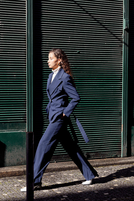 Mazarine High-Waist Trousers