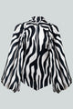 Glaze Zebra Printed Blouse