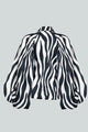 Glaze Zebra Printed Blouse