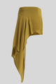 Moss Mini Asymmetrical Skirt