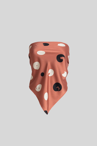 Clementine Printed Scarf Top