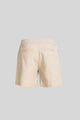 Tan Tailored Linen Shorts