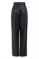 Cole High-Waist Faux-Leather Trousers