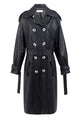 Negrini Faux-Leather Trench coat