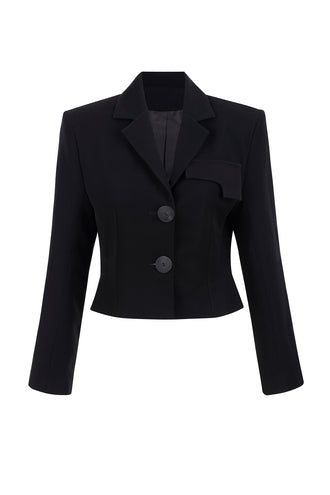 Janet Cropped Cinched Jacket