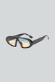 Halle Oval-frame Sunglasses